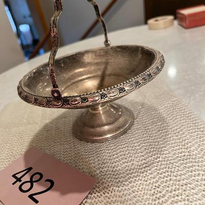 Vintage sterling silver basket