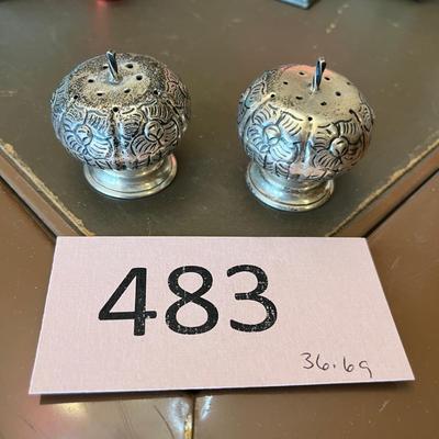 Taxco Sterling Silver Salt & Pepper shakers