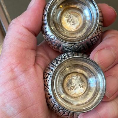 Taxco Sterling Silver Salt & Pepper shakers
