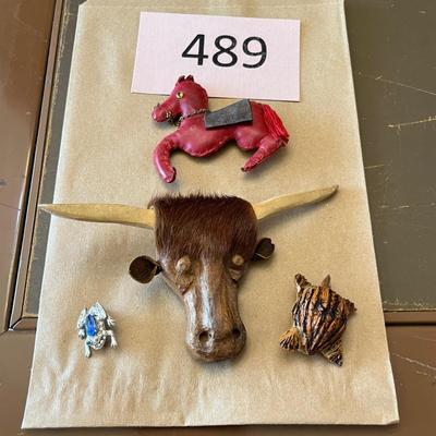 Cool vintage animal brooches!