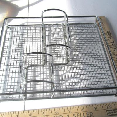 Lot 473: Nice Sturdy Kitchen Napkin and Condiment Holder