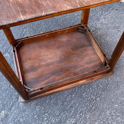 VINTAGE WOOD OCCASIONAL TABLE
