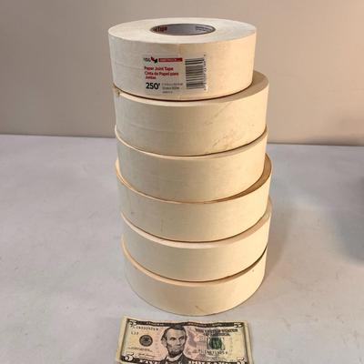 6 ROLLS SHEETROCK PAPER JOINT TAPE 2â€ WIDE