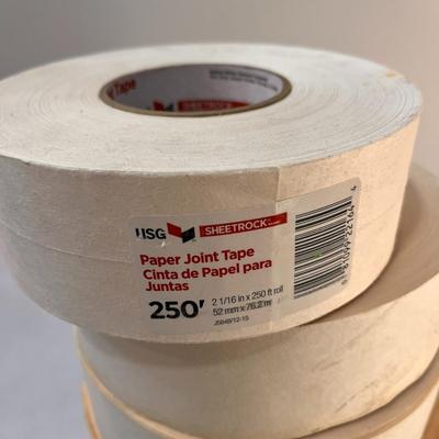 6 ROLLS SHEETROCK PAPER JOINT TAPE 2â€ WIDE