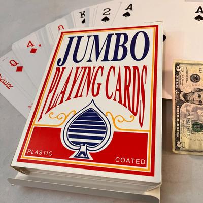 JUMBO! DECK OF PLAYING CARDS NEW IN BOX 