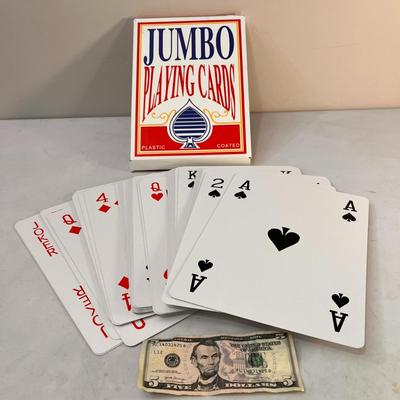 JUMBO! DECK OF PLAYING CARDS NEW IN BOX 