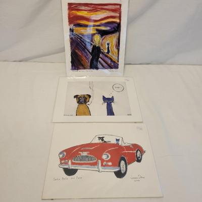 Pete the Cat Prints by James Dean (LR-DW)