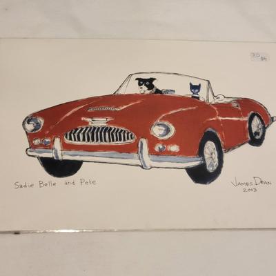 Pete the Cat Prints by James Dean (LR-DW)