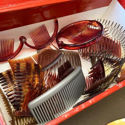 box of hair decorations