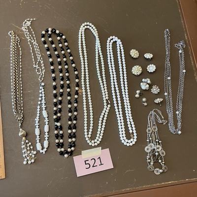 Black White & Silver jewelry