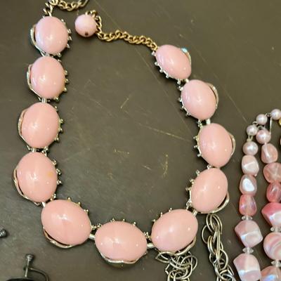 Lot of colorful necklaces