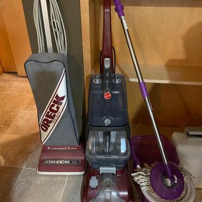 Oreck Vacuum, steam cleaner and mop