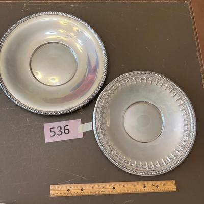 Silver plate trays