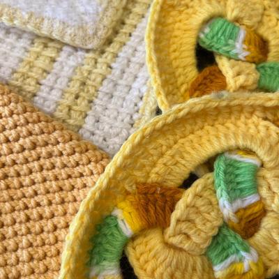 Crochet hot pads