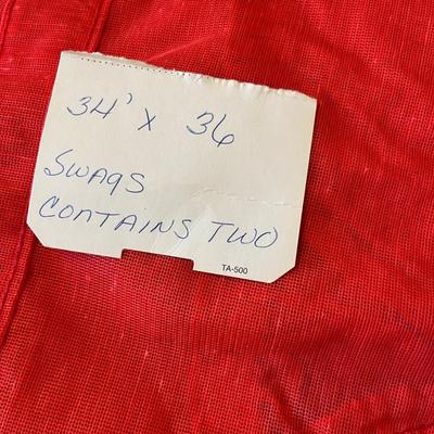 Vintage table cloths.