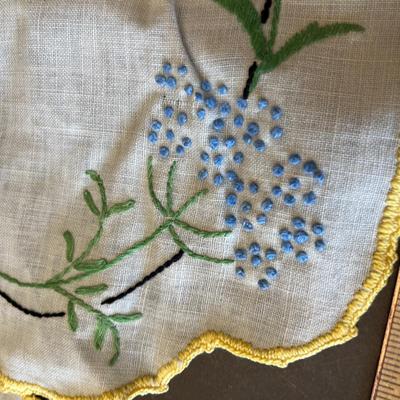 Embroidered doilies