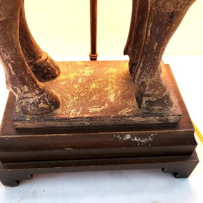 Lot #50  Decorator Lamp with Asian Theme