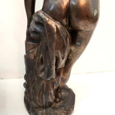 Lot #51  Modern HEAVY Metal Sculpture - "Venus in the Bath"