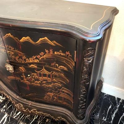 Lot #57  Contemporary Asian Style Cabinet