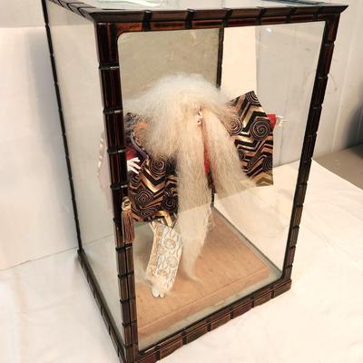 Lot #60 Kabuki White Lion Dancer Doll in Case
