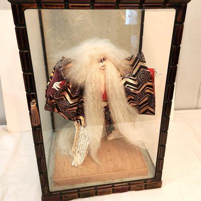 Lot #60 Kabuki White Lion Dancer Doll in Case