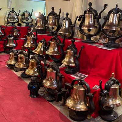 Antique American Railroad Collection - 128 Bells - Roosevelt Chandelier and More