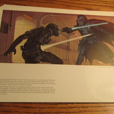 Vintage Star Wars Concept Drawing Prints by Ralph McQuarrie- Approx 14