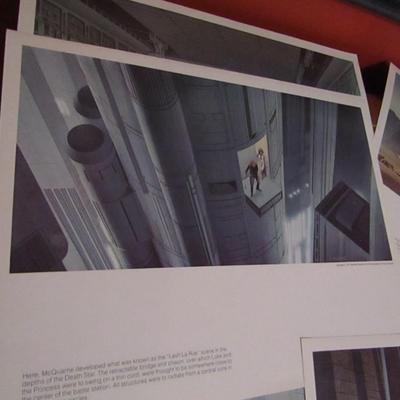 Vintage Star Wars Concept Drawing Prints by Ralph McQuarrie- Approx 14