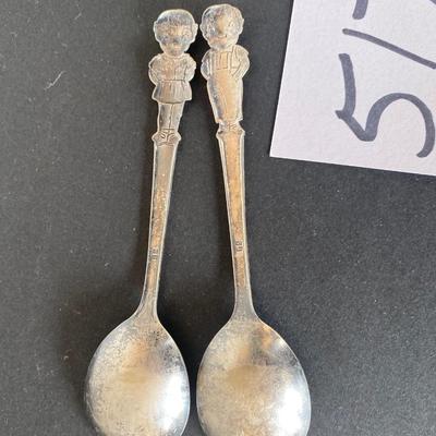 Campbell Silver Plate Soup Spoons