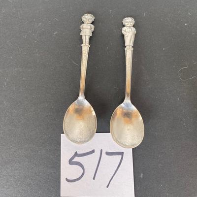 Campbell Silver Plate Soup Spoons