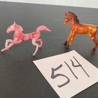 Miniature Art Work Slag Horse