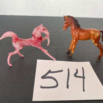 Miniature Art Work Slag Horse
