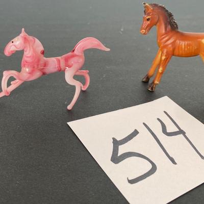 Miniature Art Work Slag Horse