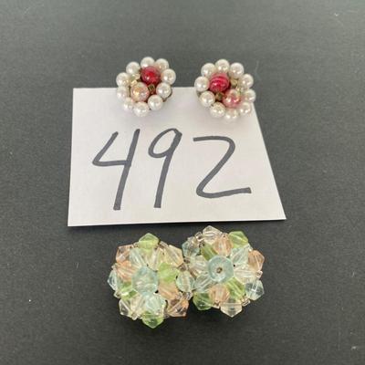 Vintage Clip Earrings