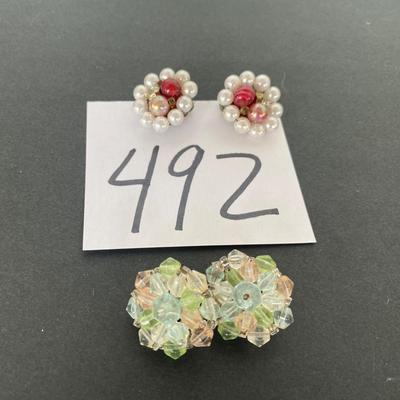 Vintage Clip Earrings