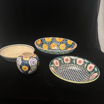 Signed Ceramic Bowls & More (LR-MG)
