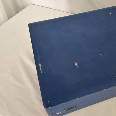 Asian Enameled Wood Plates & Bowl (LR-MG)