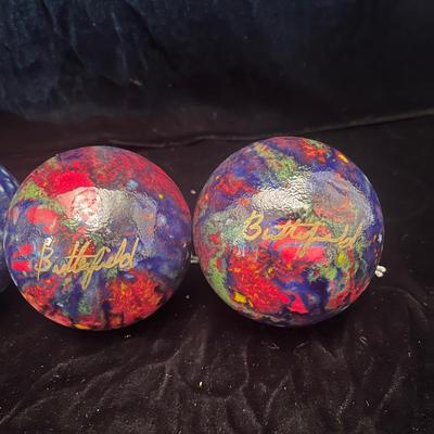 Five Butterfield Ceramic Ornaments (LR-MG)