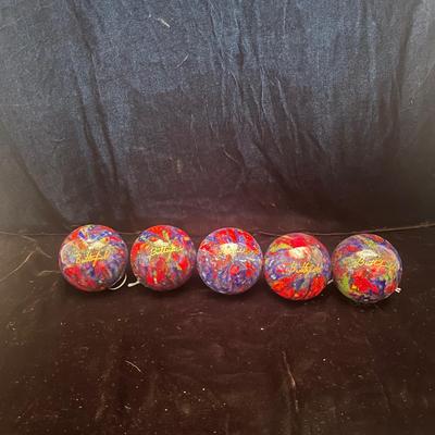 Five Butterfield Ceramic Ornaments (LR-MG)