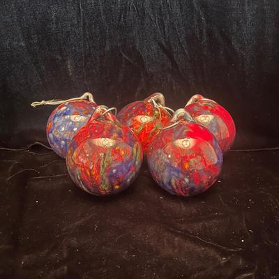 Five Butterfield Ceramic Ornaments (LR-MG)