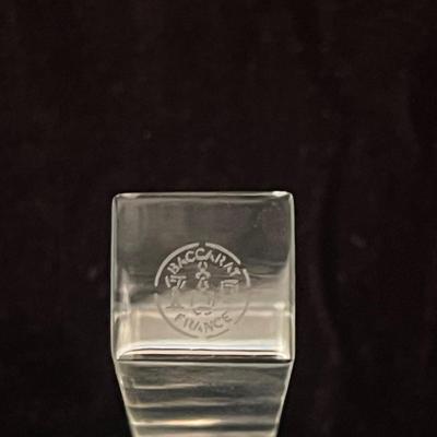 Baccarat Crystal & Victorian Silverplate Mother of Pearl Flatware (LR-MG)