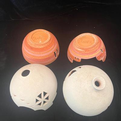 Signed Pottery: Southwest Candleholders, Raku, & More (LR-MG)