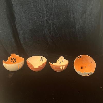 Signed Pottery: Southwest Candleholders, Raku, & More (LR-MG)