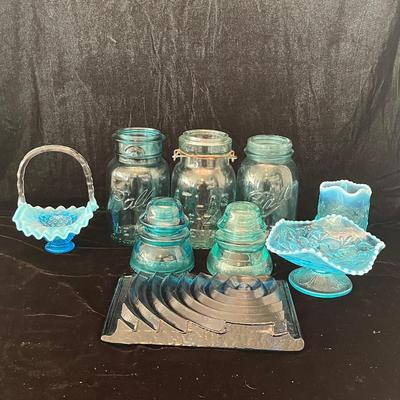 Ball Jars & Blue Glass Collection (LR-MG)