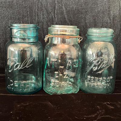 Ball Jars & Blue Glass Collection (LR-MG)