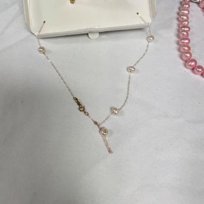 Six Pearl Sets w/ 14K (B3-SS)