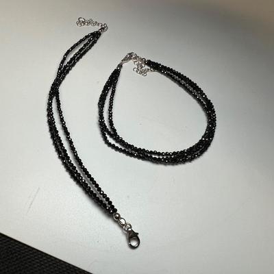 Black Beaded/925 Necklaces, Bracelets & More (B4-RG)