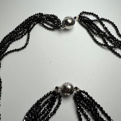 Black Beaded/925 Necklaces, Bracelets & More (B4-RG)