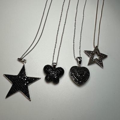 Black Beaded/925 Necklaces, Bracelets & More (B4-RG)