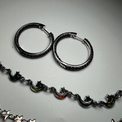 Black Beaded/925 Necklaces, Bracelets & More (B4-RG)